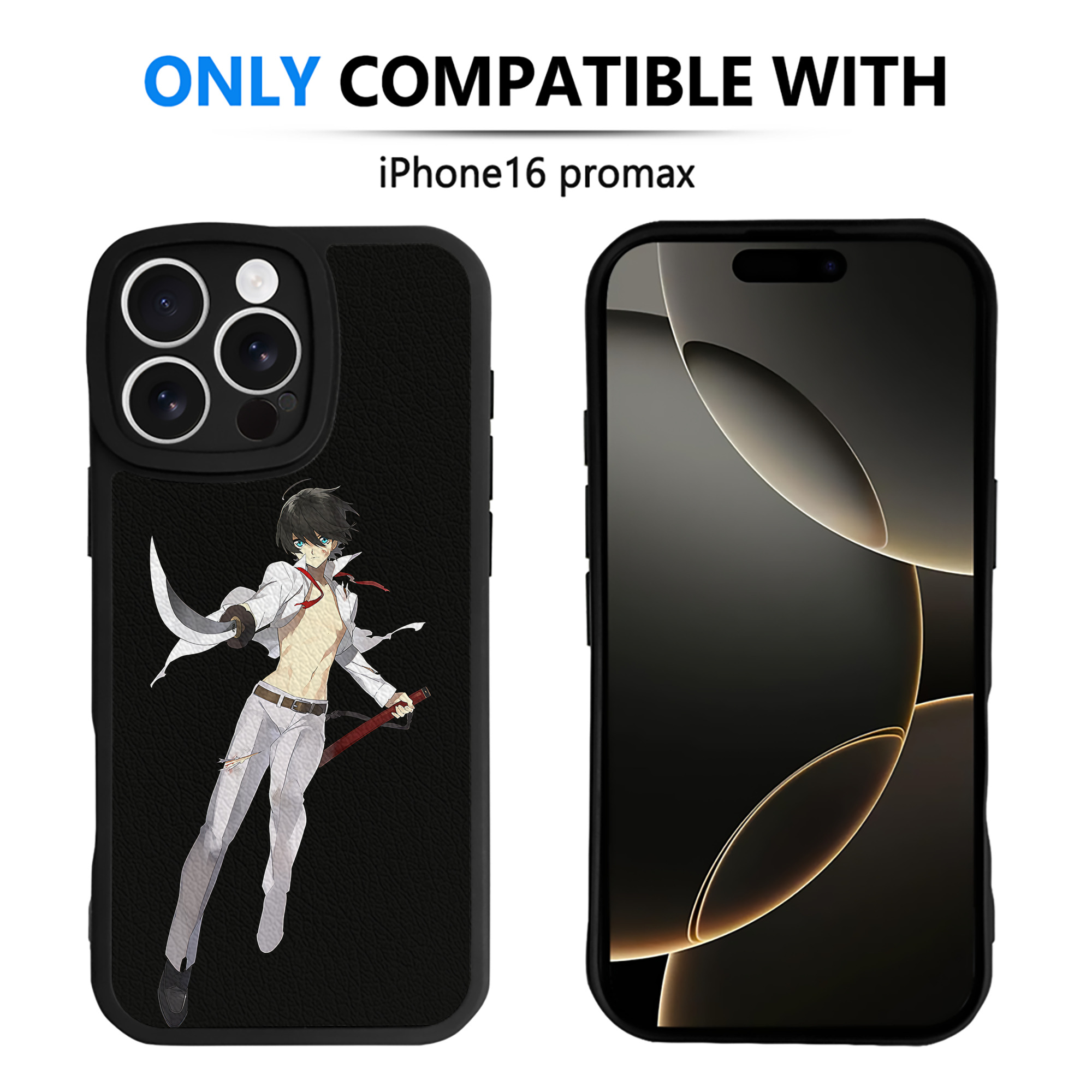 （画像用） 刀剣乱舞 Touken Ranbu 【iPhone 16シリーズ対応】シリコンスマホケース（レザー調） 材質：シリコン